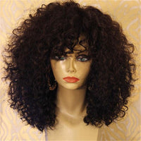 Thumbnail for 180 density Curly Full lace Wig