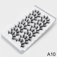 Thumbnail for 5/8 Pairs 3D Mink Lashes Natural False Eyelashes