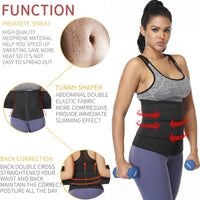 Thumbnail for Adjustable Elastic Sauna Waist Trainer Corset Sweat Belt