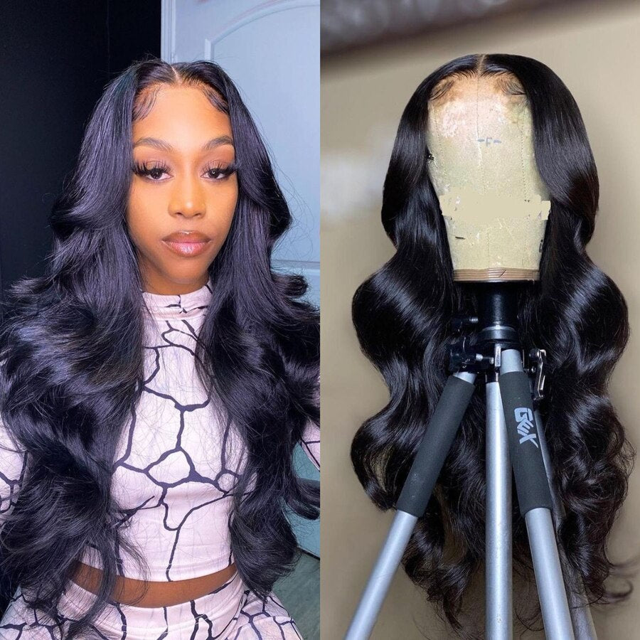 8''-24'' Brazilian  Hair Wig With Baby Hair 180% Density