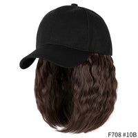 Thumbnail for Short Wavy Baseball  Hat Wigs