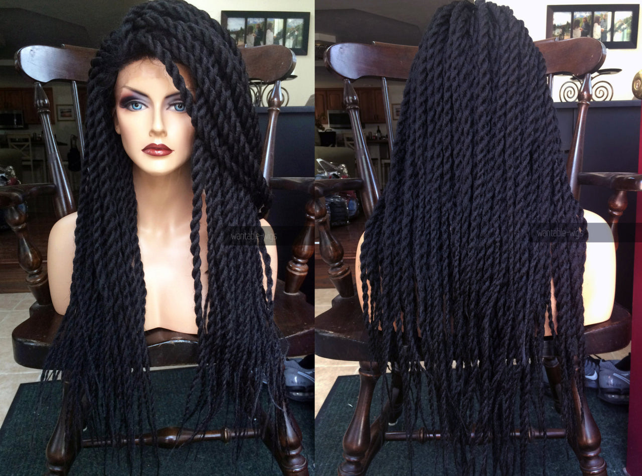 Faux locks Wig Full lace wig