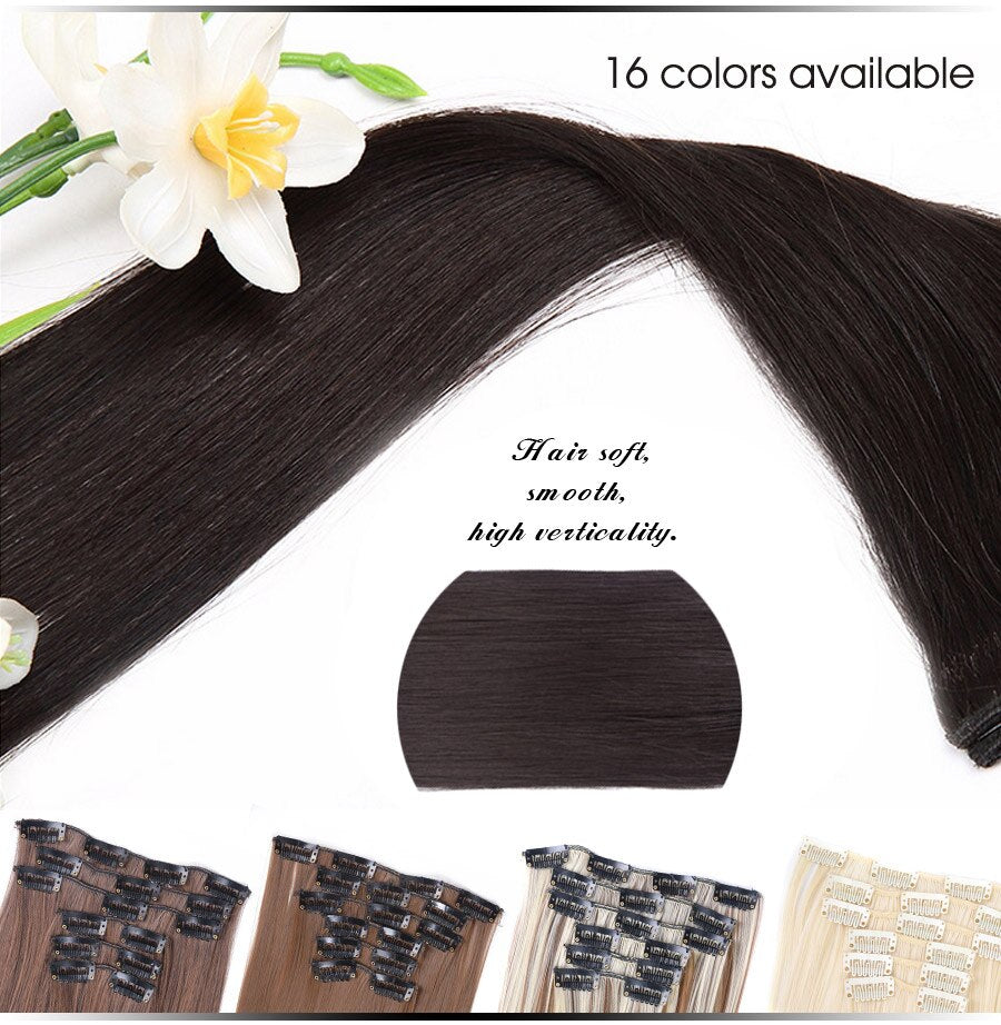 6Pcs/Set 22" Hairpieces