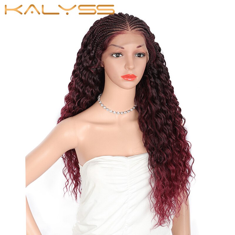 28 Inches Braided Wigs for Black Women