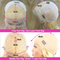 Thumbnail for Body Wave Blonde Wig Brazilian Remy Human Hair