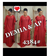 Thumbnail for African Women's Dashiki  Long Dress + Inside the Skirt Two  Piece