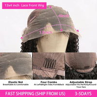 Thumbnail for 250 Density Human Hair Wigs Hd Lace  Brazilian Pre Plucked