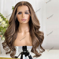 Thumbnail for Dark Blonde Highlighted Human Hair -100% Indian Remy Hair