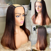 Thumbnail for Ombre Honey Blonde - U Part Wig European Remy Human Hair Wig