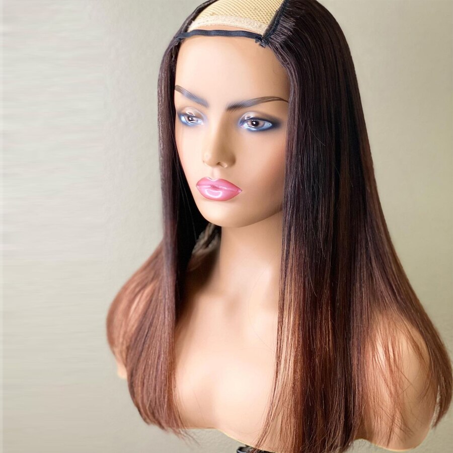 Ombre Honey Blonde - U Part Wig European Remy Human Hair Wig