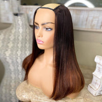 Thumbnail for Ombre Honey Blonde - U Part Wig European Remy Human Hair Wig