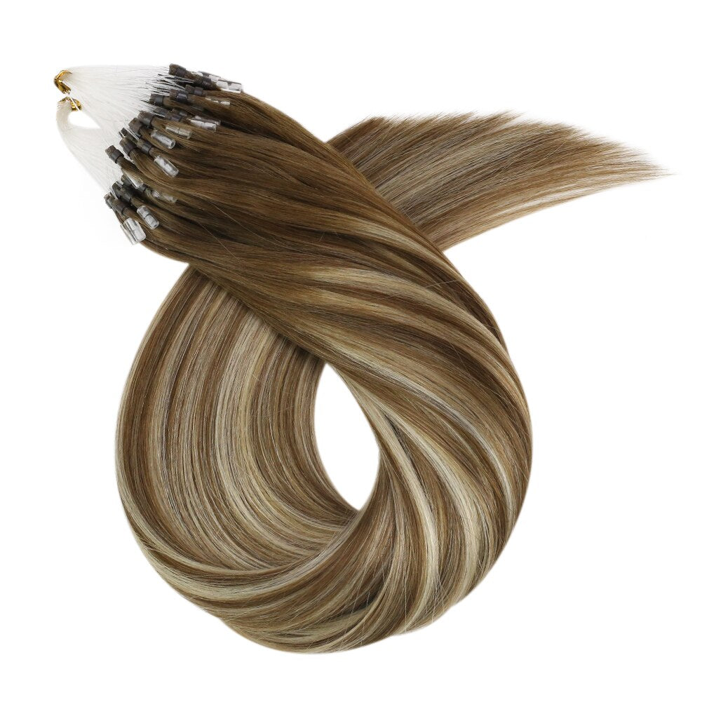 Micro Loop Hair Extensions 100% Real Human Hair