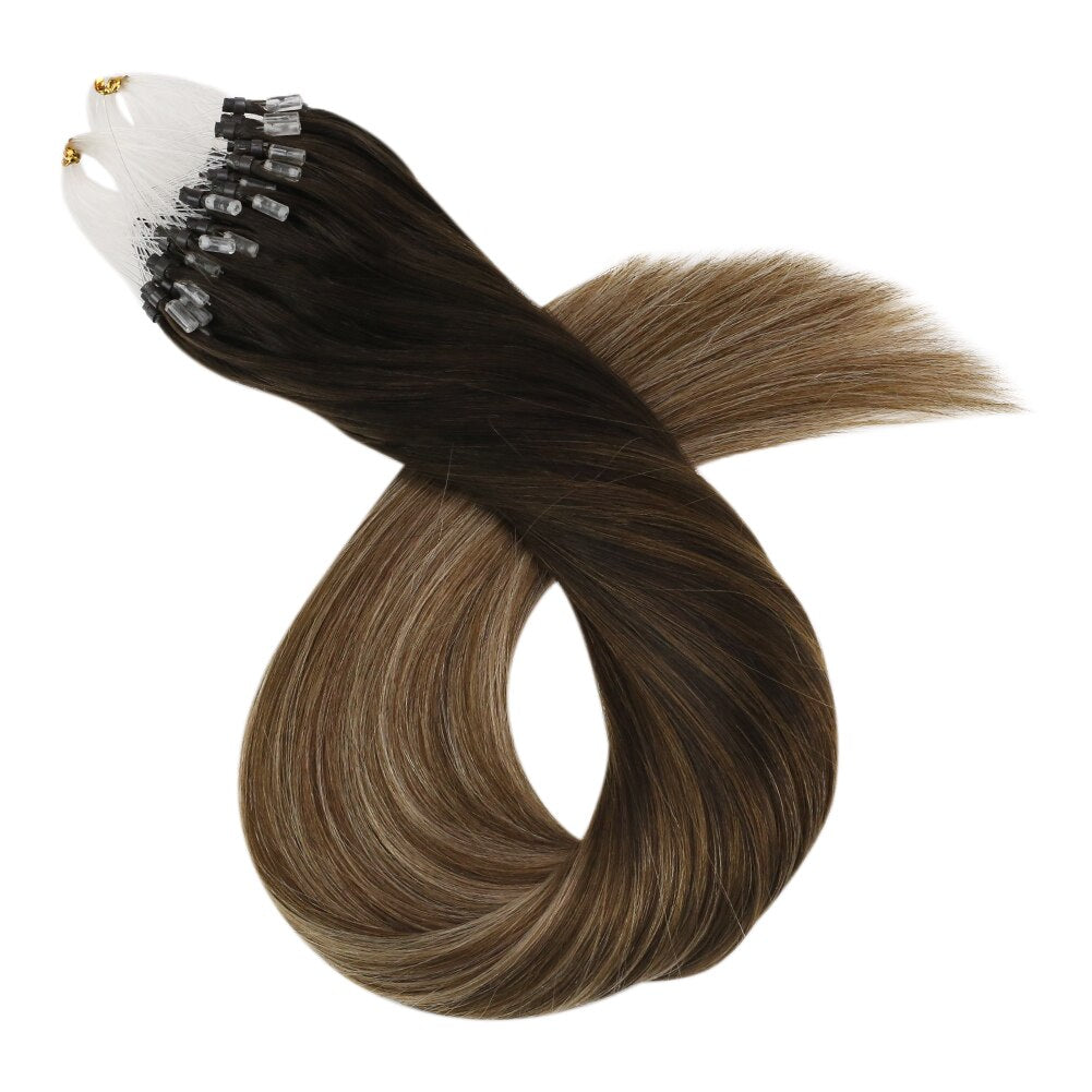 Micro Loop Hair Extensions 100% Real Human Hair