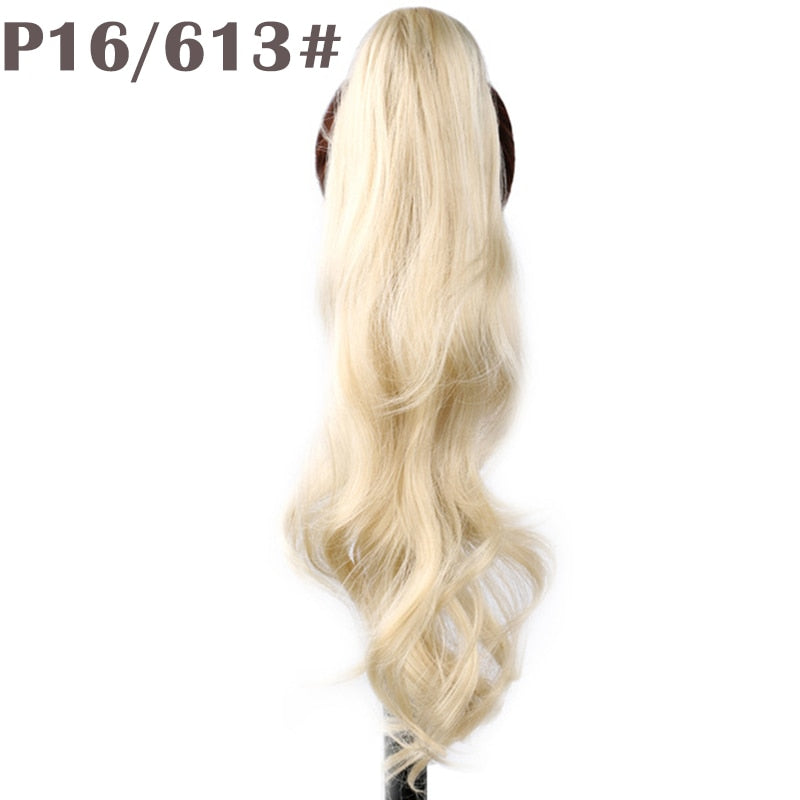 32inch Synthetic PonyTail Long Layered Flexible Wrap