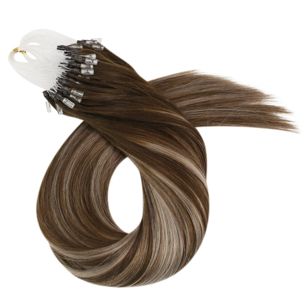 Micro Loop Hair Extensions 100% Real Human Hair